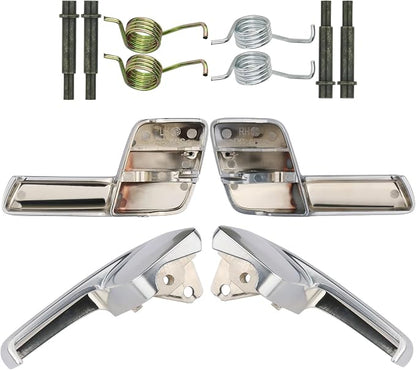 TQPONLY 2 Pair Interior Door Handle Driver and Passenger Side,Compatible with 2003-2006 Ford Expedition Front or Rear,Inner Handle Inside Door Lever