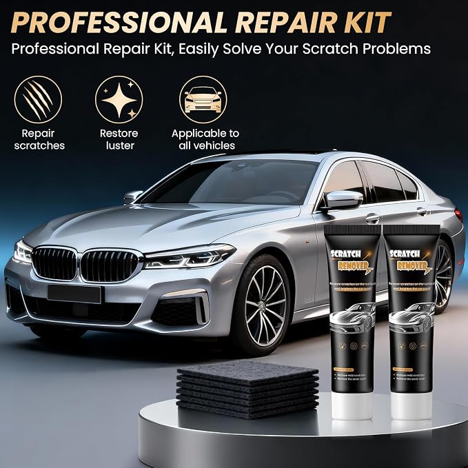 MALOK Car Scratch Remover, 2026 Nano Sparkle Magic Cleaning Cloth, Car Paint Scratch Repair Kit for Minor Polish Scratch & Water Spots Remover, Universal Fit for Vehicles
