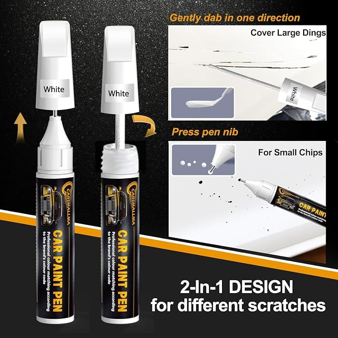 Agate Black Metallic(UM) Touch Up Paint for Ford, Car Paint Scratch Repair Pen Fix Automotive Chips and Nicks Scuff