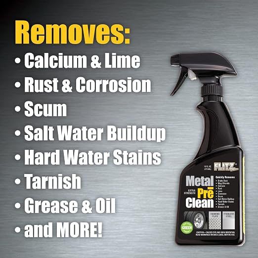 Flitz Car Buffing Kit (X-Large) - USA-Made Car Care Kits for Vehicles - Includes 2lbs Polish, 16oz Pre-Clean, Two 16oz Sealant, 1 Buffer, 4 Buff Balls & 4 Towels - Car Polishers and Buffers Kit