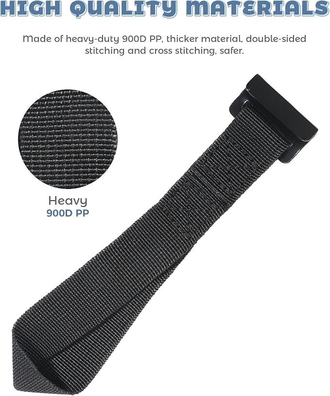 6PCS Roof Rack Straps,Car Accessories Universal Rooftop Cargo Tie Down Hook Straps,Automotive Roof Cargo Carrier Door Hook,Secures Any Car Roof Luggage Bag,Suitable for Most Car Models