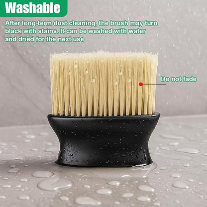 Car Interior Dust Brush, Soft Bristles Auto Exterior Cleaning Whisk Broom, No-Scratch Car Dashboard Detailing Brush, Vehicle Dusting Tool for Leather, Air Conditioner Vent (1PC)