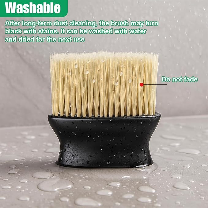 Car Interior Dust Brush, Soft Bristles Auto Exterior Cleaning Whisk Broom, No-Scratch Car Dashboard Detailing Brush, Vehicle Dusting Tool for Leather, Air Conditioner Vent (2PCS)