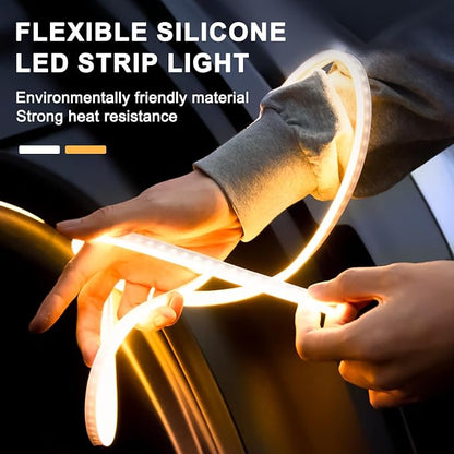 Tlyard Front Trunk LED Lights Strip for Tesla Model 3 Highland 2024 2025 2026 Back Interior Frunk Lightning Waterproof &High Brightness Strip for Tesla Model 3 Accessories Warm White
