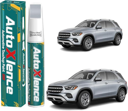 Cirrus Silver Metallic(922) Touch Up Paint Compatible with Mercedes-Benz Car Paint Pen Scratch Repair Automotive Scratch Remover Fix Exact Color Match