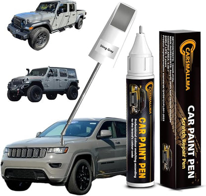 Touch Up Paint for Jeep Sting Gray(PDN), Color Exact Match Auto Paint Repair Pen Fix Chips and Nicks Scuff