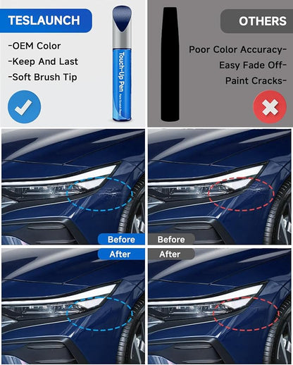 YP5 Intense Blue Touch Up Paint Compatible with Hyundai Exact Match Touch Up Paint Car Scratch Repair