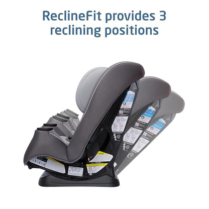 Maxi-Cosi Pria Max 3-in-1 Convertible Car Seat, Infant to Toddler Car Seat, ClipQuick Magnetic Chest Clip, Quick-Install Latch, Machine-Washable Cover, 5-100 lbs, Escargot