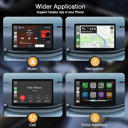 Wireless CarPlay Adapter for iPhone, Seamless Connection for Convert Wired to Wireless Car Play Adapter, Wireless Bluetooth Apple Car Play, Plug & Play for Cars from 2017 & iPhone iOS 10+