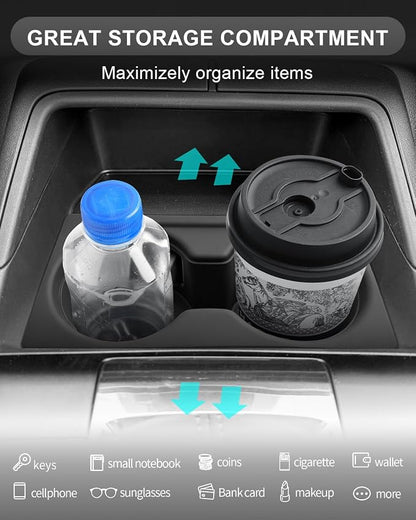 CDEFG for 2026 Mazda CX5 Center Console Organizer for 2026 Mazda CX-5 Accessories Silicone Cup Holder Insert