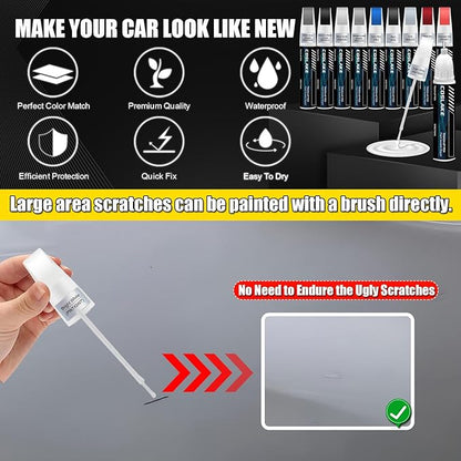 Car Touch Up Paint(Velvet Red(PRV/NRV)) for Jeep, Car Paint Scratch Repair Kit, Quick & Easy Solution to Repair, 2 in 1 Scratch Remover Pen with Color-Matched