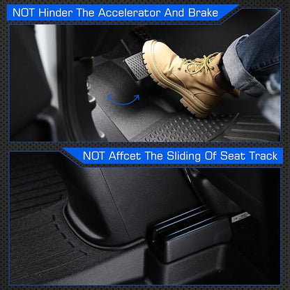 Floor Mats & Cargo Mats Set for Hyundai Elantra Hybrid 2021-2025 2026, All Weather Floor Liners Anti-Slip Car Full Set Floor Liners Custom Automotive Floor Mats TPE with Front & 2nd Row & Trunk mat