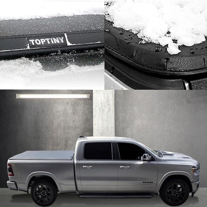Toptiny Soft Folding Truck Bed Tonneau Cover |TSTF016|Fits 2015-2026 Ford F150 5'5"Bed (66")