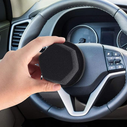 BBTO 10 Pack Tire Dressing Applicator Washable Tire Shine Applicator Dressing Pad Car Detailing Foam Sponge Reusable Tires Cleaner Sponge for No Mess Tires Detailing Supplies