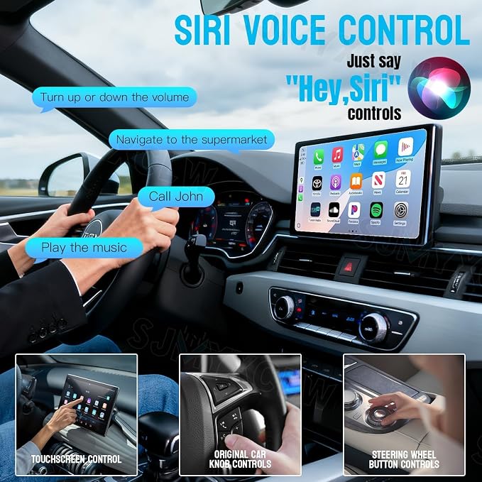 Compatible with 2017 2018 2019 2020 2021 2022 2023 2024 Ford F150 CarPlay Adapter,USB Dongle Plug & Play Dongle Converts,Compatible with CarPlay & Android Auto