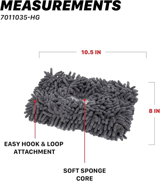 Maxshine Chenille Microfiber Replaceable Head Cover for Premium IncrediStick – Scratch-Free Cleaning for Cars, Trucks, Boats & RVs – Car Detailing Accessory