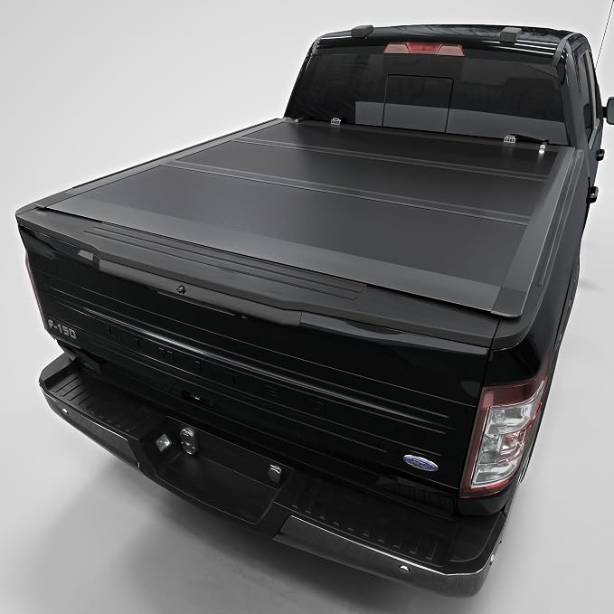 Low Profile Tri-Fold Truck Bed Tonneau Cover Fits 2015-2026 Ford F-150 | 5'5" (66") Bed | CFLPTX016