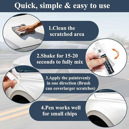 Magnetic Gray Metallic(1G3) Touch Up Paint Pen for Toyota 2-in-1 Quick & Easy Car Scratch Repair Kit Exact OEM Match for Avalon/RAV4/Camry/Corolla/Highlander/Prius/Sequoia/Sienna/Tacoma