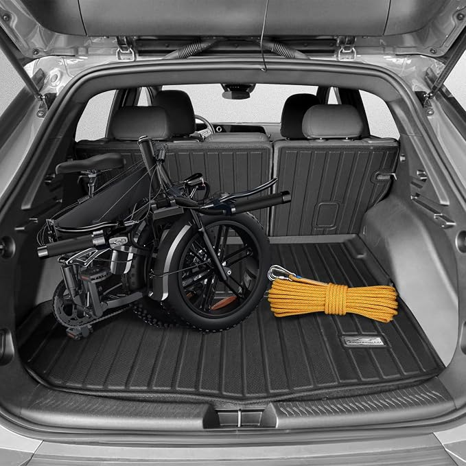 Floor Mats & Cargo Liner for KIA Sorento 2020 2019 2018 2017 2016,1st & 2nd & 3rd Row with Trunk mat Full Set,TPE All Weather Mats(Only Fits 7 Passenger Models)