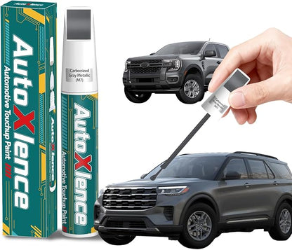 Carbonized Gray Metallic(M7) Touch Up Paint Compatible with Ford Car Paint Pen Scratch Repair Automotive Scratch Remover Fix Exact Color Match