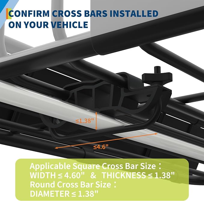 Universal Roof Rack Basket 51" x 36"x 5",Rooftop Cargo Carrier 300 Lb, Rust-Proof Roof Basket for SUVs, Trucks & Vehicles
