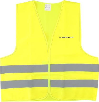 DUNLOP Car Set - Includes Safety Vest, Traction Cable, Clamping Strap and Parking Disc, Plus a Set of Car Fuses