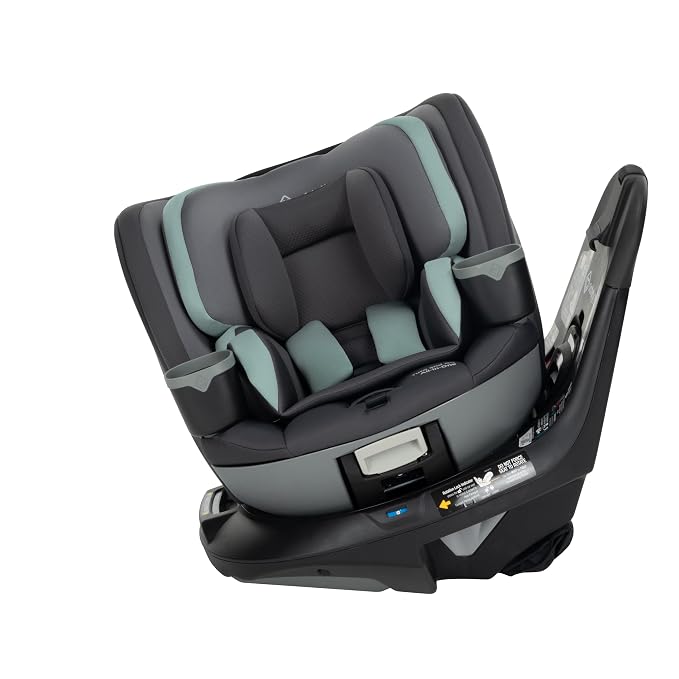 Safety 1st Turn and Go 360 ST 360 Rotating Car Seat, SafetySwivel, SecureTech Installation, All-in-One Convertible Car Seat, 3-in-1 Rear-Facing, Forward-Facing, Booster, 5-100 lbs, Seafoam Mist