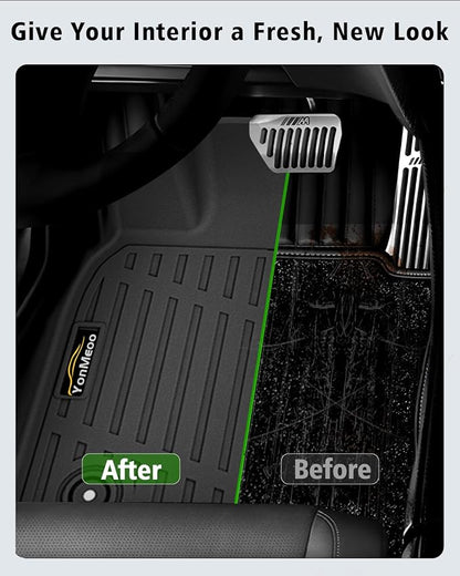 Floor Mats & Trunk Mat Custom Fit for Toyota Camry 2025 (Include Hybrid) All Weather TPE Rubber Cargo Liner Anti-Slip Full Set Automotive Floor Liners for Camry Accessories