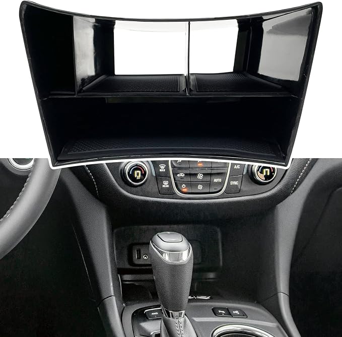 Compatible with Chevy Equinox 2024 2023 2022 2021 2020 2019 2018 Center Console Tray Organizer, Armrest Secondary Storage Box (Organizer Under Radio)
