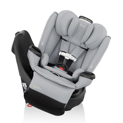 Evenflo Revolve360 Extend All-in-One Rotating Car Seat with Green & Gentle Fabric (Quartz)
