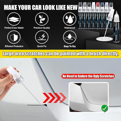 Car Touch Up Paint(Eruption Green Metallic(FA/M7476)) for Ford, Car Paint Scratch Repair Kit, Quick & Easy Solution to Repair, 2 in 1 Scratch Remover Pen with 2PCS Disposable Micro Applicators