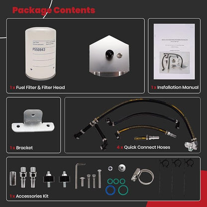 CP4 Disaster Prevention Kit fits for 2011-2025 Ford F250 F350 F450 F550 Super Duty 6.7L Powerstroke Diesel - CP4-6.7F-BP-G2.1