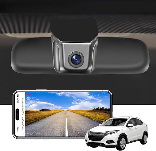 mangoal 4K Dash Cam Custom fit for Honda HRV Gen2 RV 2016-2022(Model A), Integrated OEM Look, UHD 2160P Video, WiFi & App, GPS, 64GB Card