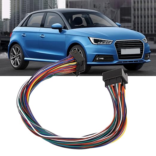 MQB Extension Adapter Cable, 60cm 52Pin MQB Extension Adapter Cable Bluetooth 5.0 5‑12V for Car Radio Speakers