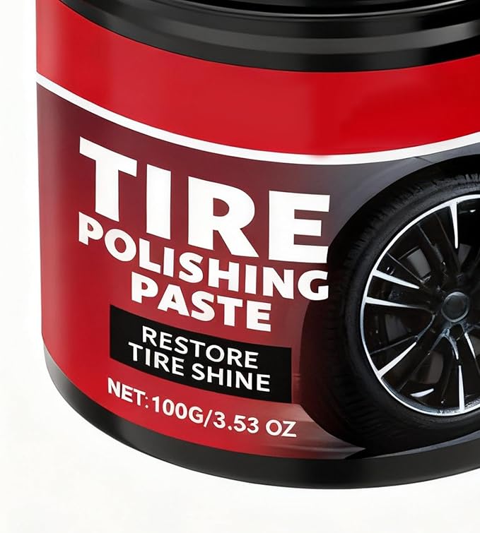 Auto tire Polishing Paste, Car Tire Shine, Wheel Shine for Car Tires, Auto Wheel Polishing Paste Automotive Tires Care Product for Cars Truck Motorcycle RV