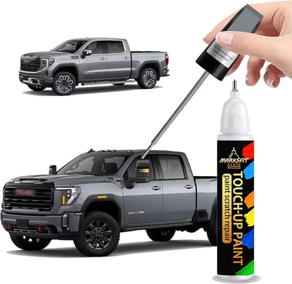 Thunderstorm Gray(GNO/WA633D) Touch Up Paint For GMC Exact Match-Chips and Nicks 2 in 1 Car Paint Pen Scratch Rapair for Canyon/Savana/Sierra/Yukon