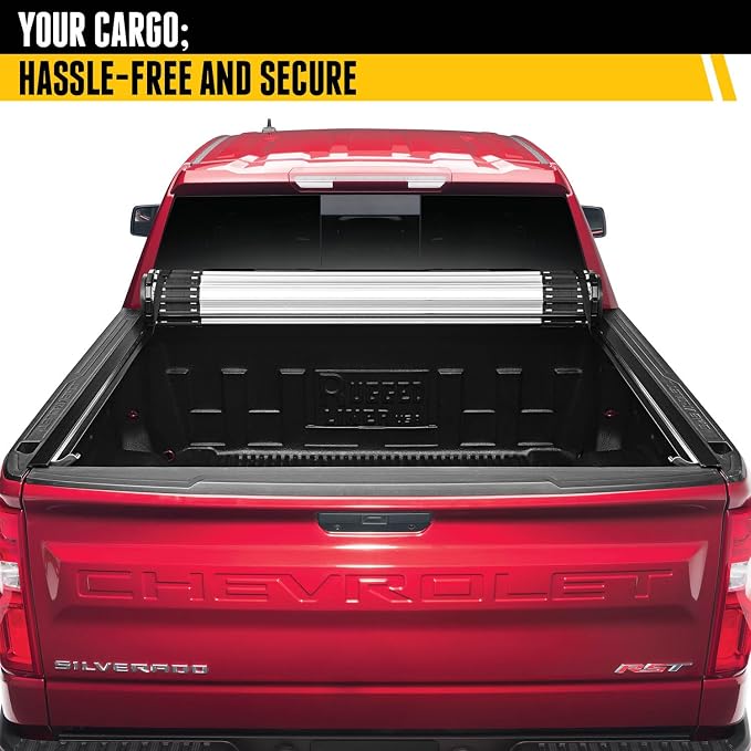 RealTruck BAK Revolver X2 Hard Rolling Truck Bed Tonneau Cover | 39227RB | Fits 2019-2024 Dodge Ram 1500 w/RamBox, Fits with and Without Multi-Function (Split) Tailgate 5' 7" Bed (67.4")