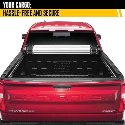 RealTruck BAK Revolver X2 Hard Rolling Truck Bed Tonneau Cover | 39227RB | Fits 2019-2024 Dodge Ram 1500 w/RamBox, Fits with and Without Multi-Function (Split) Tailgate 5' 7" Bed (67.4")