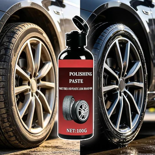 Genérico Tire Shine - High Gloss and High Strength - Tire Restorative Cream | for Vehicles, Trailers, Caravans, Sedans, Pickups, Tractors,