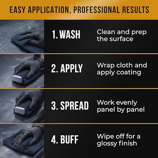 Nano Bond Ceramic Coating 9H PRO (60ML), Car, Plastic, Glass, and Wheel Exterior Care Product kit, Hydrophobic, Long Lasting Professional Care, High Gloss Paint Shine, Automotive Polishing Sio2