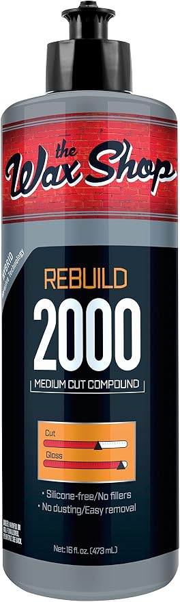 50957 16 Ounces Rebuild Medium Cut Polishing Compound-16oz
