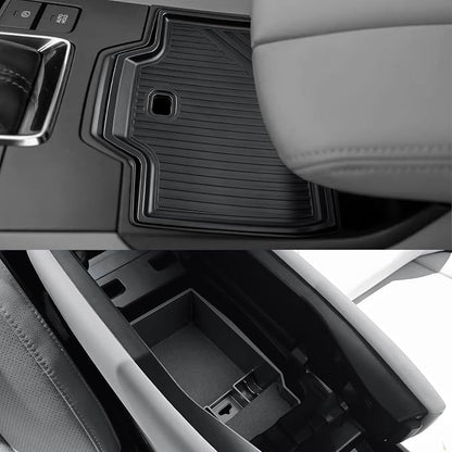 CDEFG 2Pcs for 2026 Mazda CX5 Center Console Organizer for 2026 Mazda CX-5 (S/Select/Preferred/Premium/Premium Plus) Accessories Middle Console Armrest Hidden Storage Box