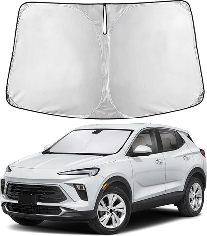 EcoNour Windshield Sunshade Compatible for Buick Encore GX 2020-2024 2025 2026, Sun Visor for Front Windshield & Window Sun Shade Cover, UV Heat Blocker & Protector, Car Accessories