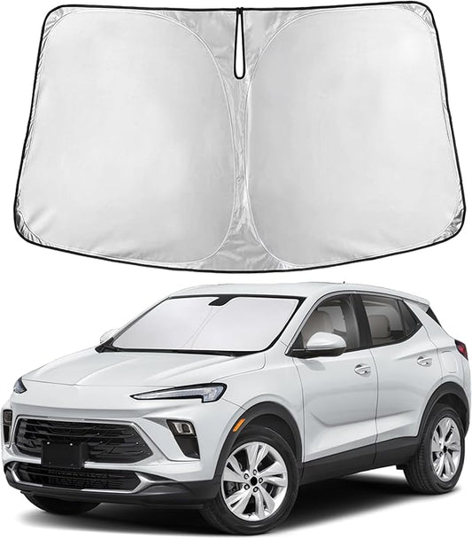 EcoNour Windshield Sunshade Compatible for Buick Encore GX 2020-2024 2025 2026, Sun Visor for Front Windshield & Window Sun Shade Cover, UV Heat Blocker & Protector, Car Accessories