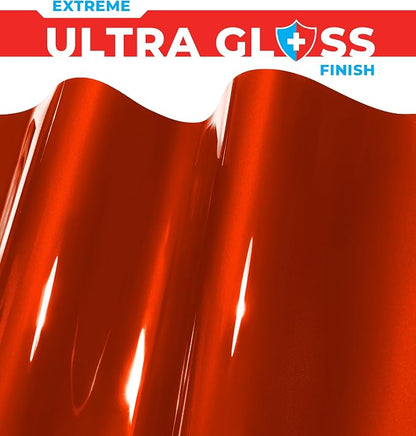ColorFusion PPF by VViViD, Gloss Evil Red Dry Apply PPF Vinyl Car Wrap Roll 6ft x 5ft