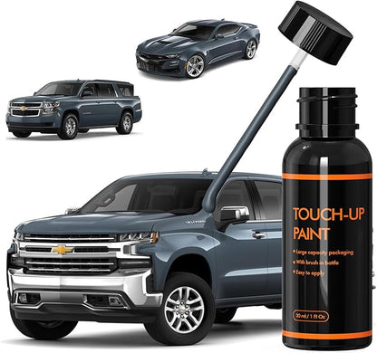 GJI/WA626D Shadow Gray Touch Up Paint for Chevy, DIY Car Paint Scratch Repair Kit, Automotive Paints, Quick & Easy Fix Scratch Repair Compatible with Chevrolet/Silverado/Malibu/Trax/Camaro