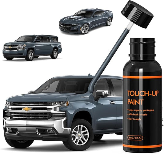 GJI/WA626D Shadow Gray Touch Up Paint for Chevy, DIY Car Paint Scratch Repair Kit, Automotive Paints, Quick & Easy Fix Scratch Repair Compatible with Chevrolet/Silverado/Malibu/Trax/Camaro