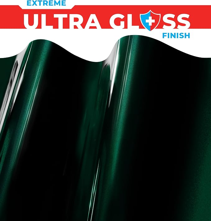 ColorFusion PPF by VViViD, Gloss Shadow Green Dry Apply PPF Vinyl Car Wrap Roll 6ft x 5ft