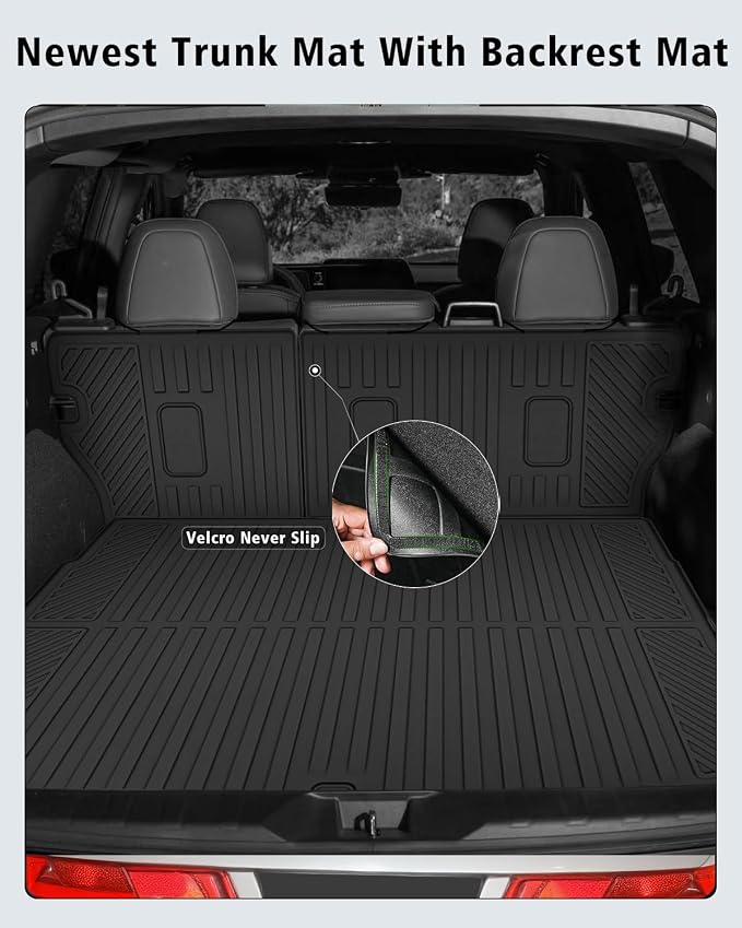Floor Mats & Cargo Mat & Backrest Mat Custom for Subaru Crosstrek Hybrid 2026 (Not for Gas), Door Sill Guards, All Weather TPE Full Set Floor Liners Trunk Mat for Crosstrek Hybrid 2026 Accessories