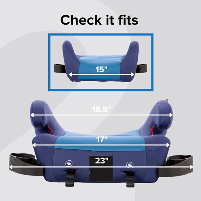 Diono Solana 2 XL Pack of 2 2022, Dual Latch Connectors, Lightweight Backless Belt-Positioning Booster Car Seat, 8 Years 1 Booster Seat, Blue